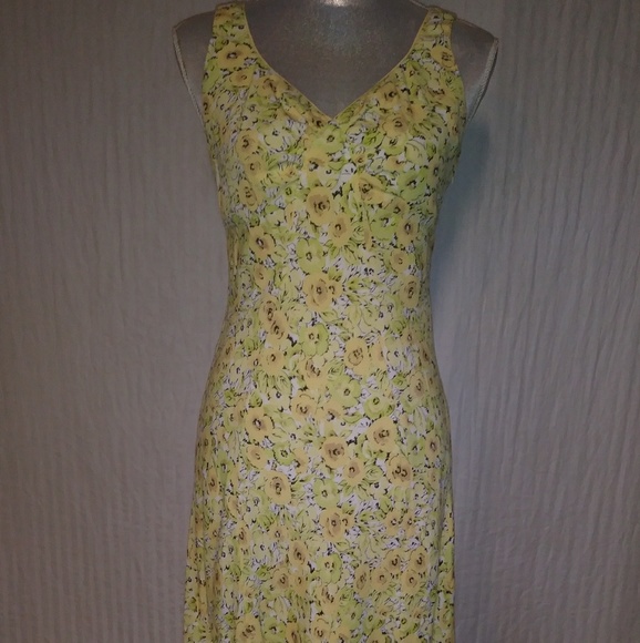 LOFT Dresses & Skirts - Ann Taylor Loft Yellow Dress sleeveless w/Zipper